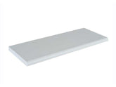 FACED SHELF WHITE/WHITE C. INVISIBLE 25X250X1000 MM